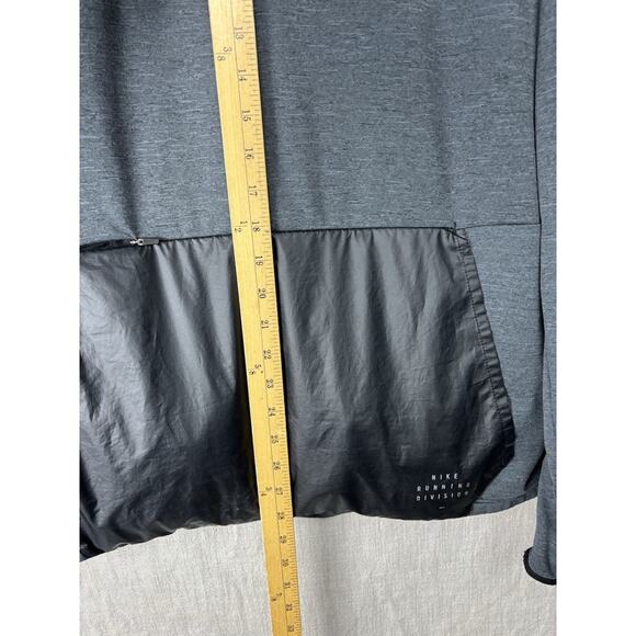 Nike Men's Large Thermal Run Division Convertible Rain Cover Long Sleeve - Picture 4 of 7
